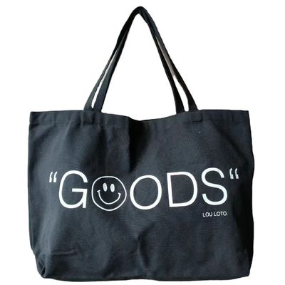 Большая емкость Shoulder Shopping Canvas Tote Bag с индивидуальным цветом и напечатанным логотипом