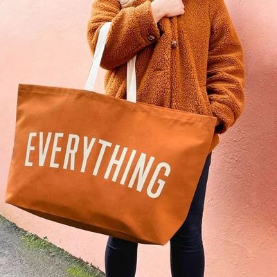 Ручной стиль холст продуктовый пакет идеально подходит для продвижения себя и окружающей среды