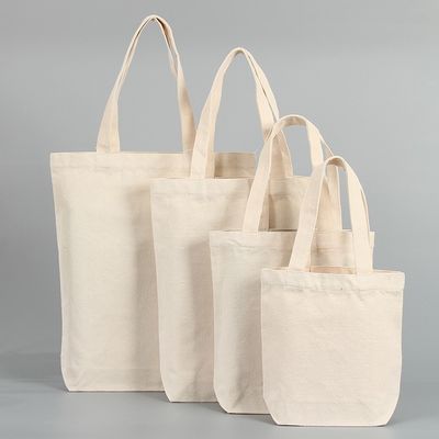 Принято на заказ Логотип Eco Friendly Heavy Duty Canvas Shopping Tote Bag с карманом