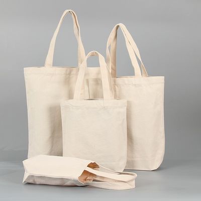Принято на заказ Логотип Eco Friendly Heavy Duty Canvas Shopping Tote Bag с карманом