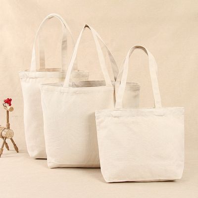 Принято на заказ Логотип Eco Friendly Heavy Duty Canvas Shopping Tote Bag с карманом