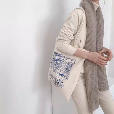 Новейший модный стиль карман внутри Tote плечевая сумка с настройкой печати