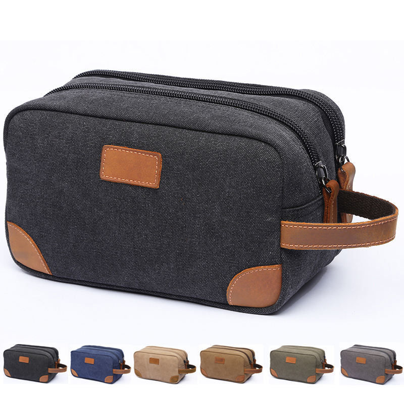 Полотенце для мужчин на заказ Уборка бороды Бритье Dopp Kit Косметические путешествия