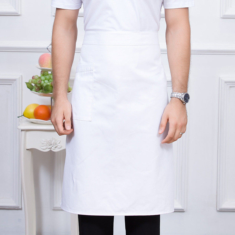 Custom Logo Printed Adjustable Belt Half Waist Apron for Daily Life in Linen Material (Настроенный логотип с напечатанным регулируемым поясом, полупоясной фартук для повседневной жизни в льнаном материале)