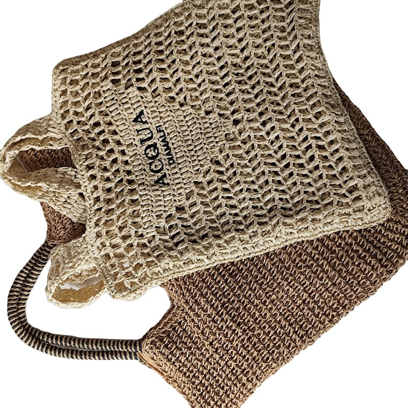 Ручной стиль на заказ Raffia соломенный тканевый сумка Tote роскошный модный пляжный сумка для отдыха