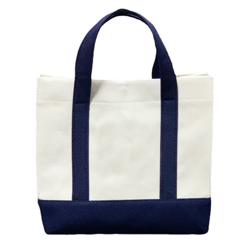 Многоразовый Eco Blank Line Tote Canvas Shopping Bag с индивидуальным логотипом и индивидуальным логотипом